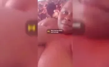 Doris Feeling Her Big Tits In Leak Video