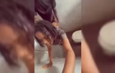 Caleb University Girl Receives Quickie in Toilet