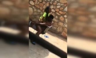 Ekasi lady secetly recorded riding boyfrienddick outside
