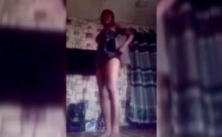 Modesta Nude showing her Ass
