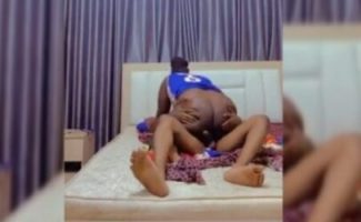 Sextape of slim Naija girl riding dick
