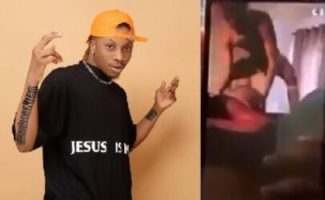 Singer Oxlade leaked Sextape